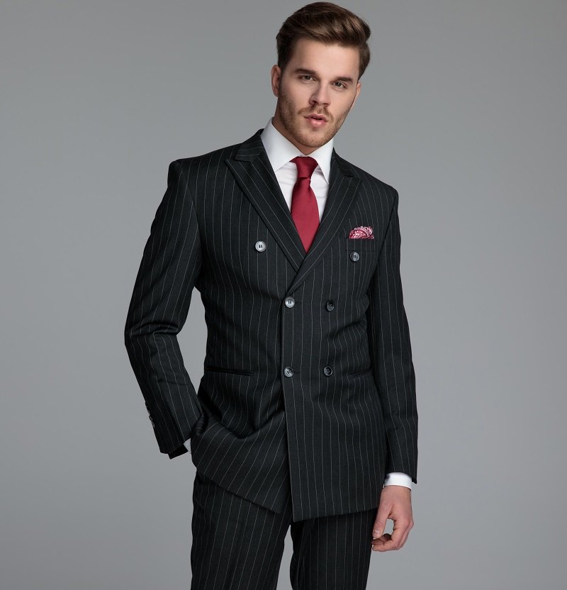 young fashion model wearing double breasted suit double breasted suits