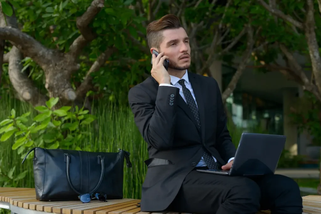 Professional wearing tailored business suit in Saudi Arabia