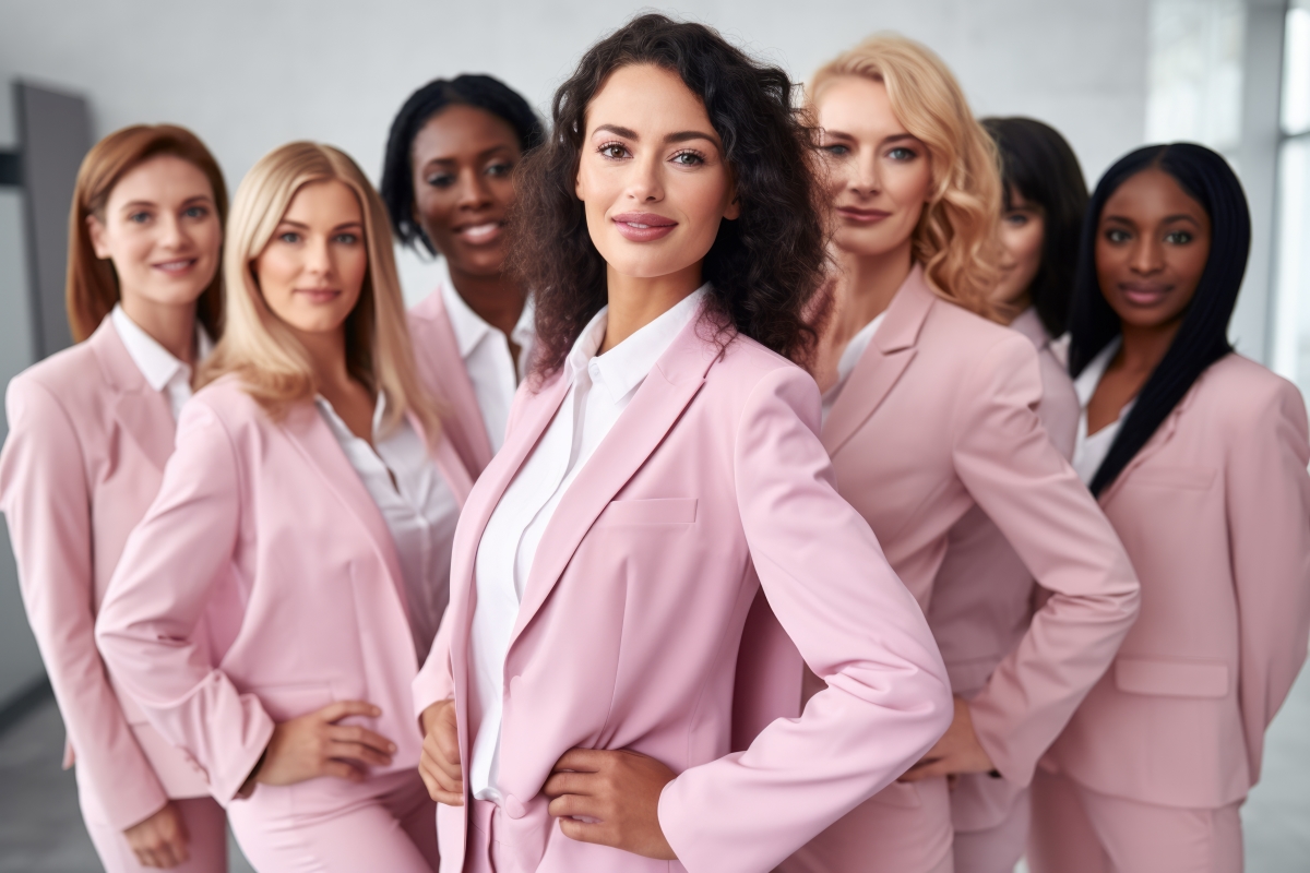pink women suits