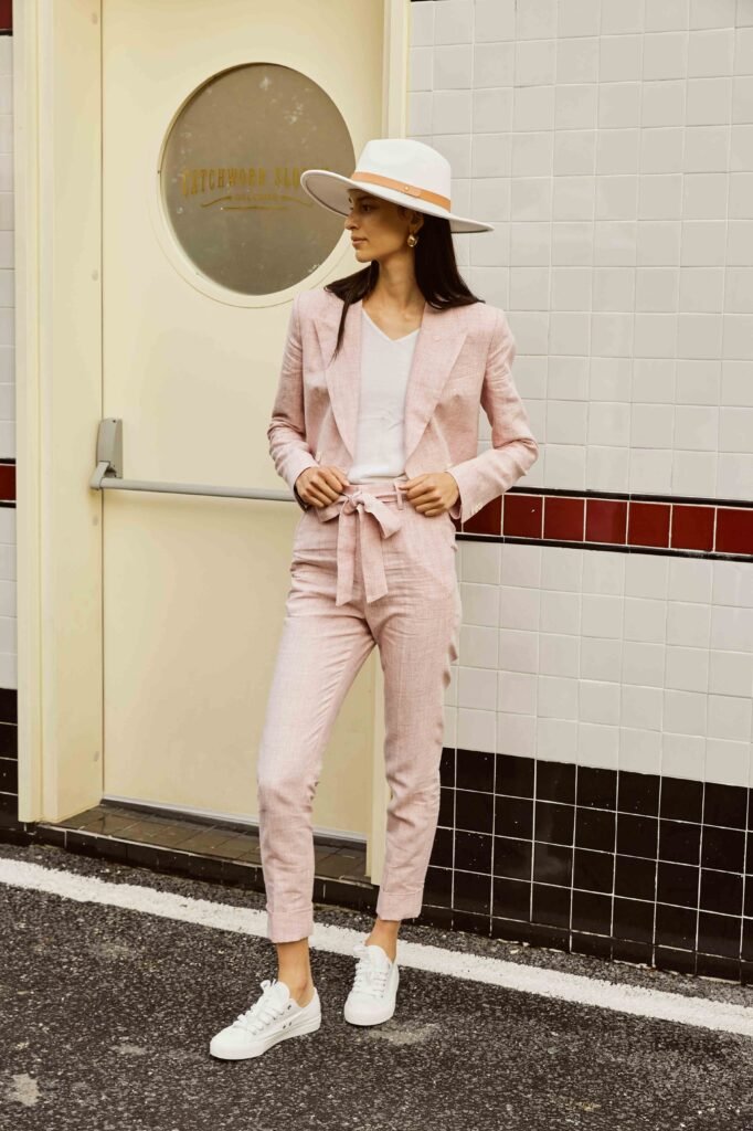 PinkLinenCropSuitwithKnotPantsforWomen1_3760x5642_crop_center women's linen suits
