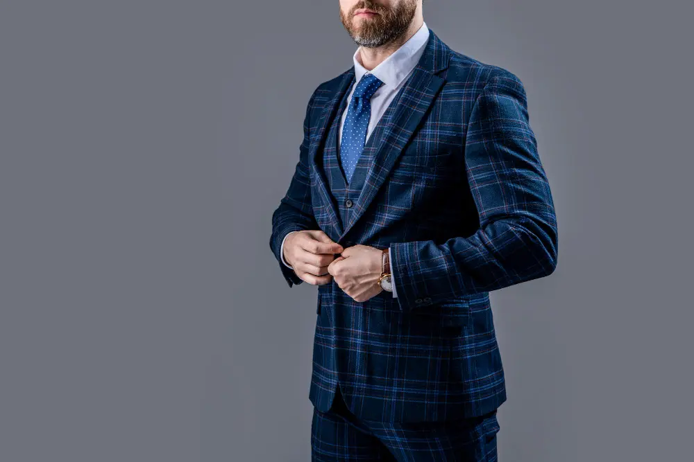 Finished bespoke suit ready for final delivery