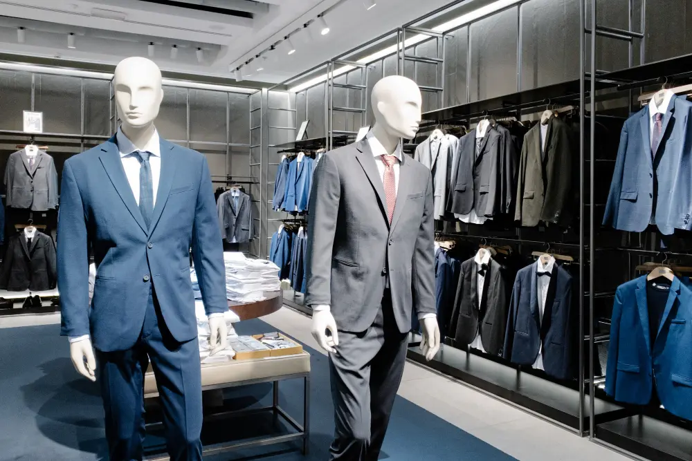 Versatile tailored wardrobe featuring garments that can be worn across multiple occasions.